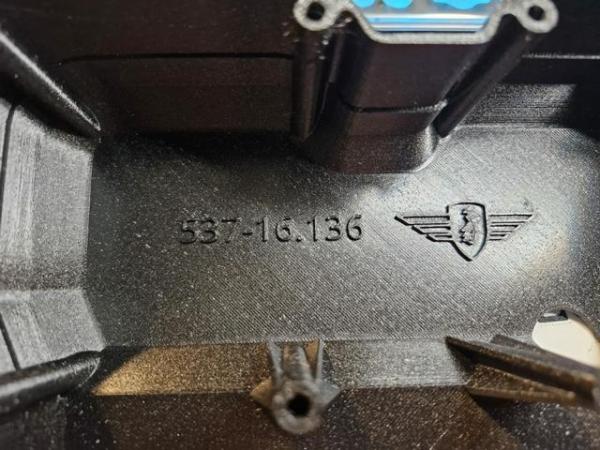 Zündapp Tachogehäuse Typ 537 Unterschale wie Original 537-​16.136 Struktur-PETG